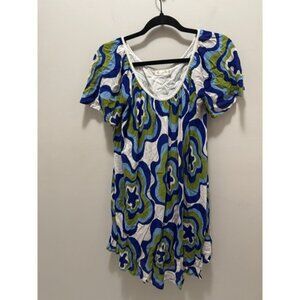 Totem Brazilian Resort Wear Abstract‎ Print Dress Size 2